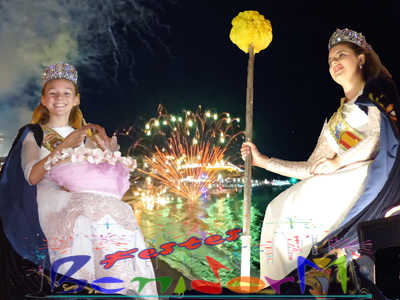 BENIDORM (Festes Majors/Penyes).- Las penyas Pensat i Fest” y “L’Espardenya/La Corda” ganan el Desfile de Carrozas